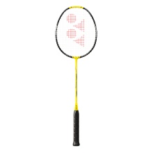 Yonex Rakieta do badmintona Nanoflare 1000 Play (z wyważeniem na rączkę, średnia) żółta - naciągnięta -